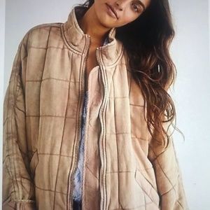 Free People Dolman Quilted Jacket